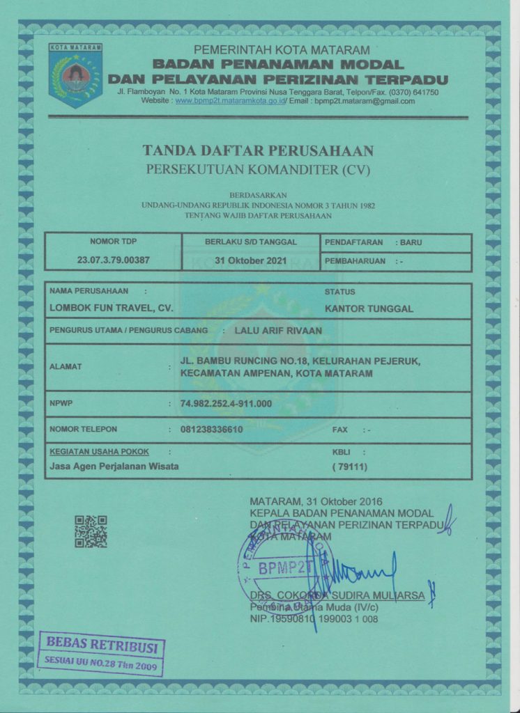 Company registration