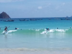 selong belanak beach for surfing